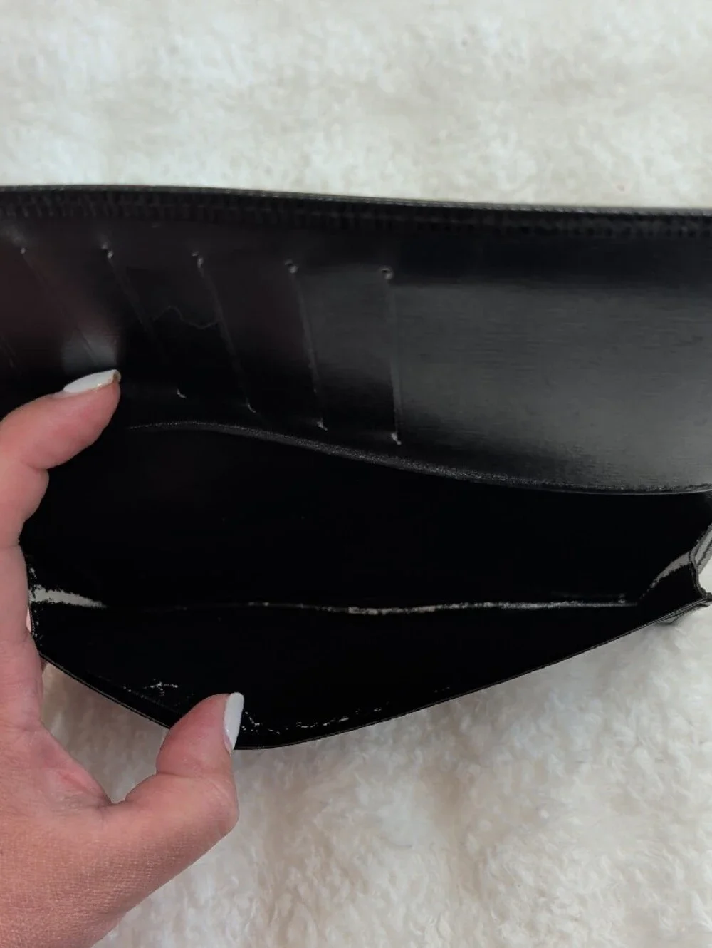 Louis Vuitton Black Epi Leather Long Wallet